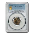 1862 Indian Head Cent MS-65 PCGS