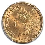 1862 Indian Head Cent MS-66 PCGS CAC