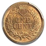 1862 Indian Head Cent MS-66 PCGS CAC