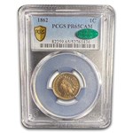 1862 Indian Head Cent PR-65 Cameo PCGS CAC