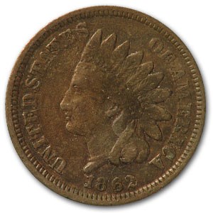 1862 Indian Head Cent VG