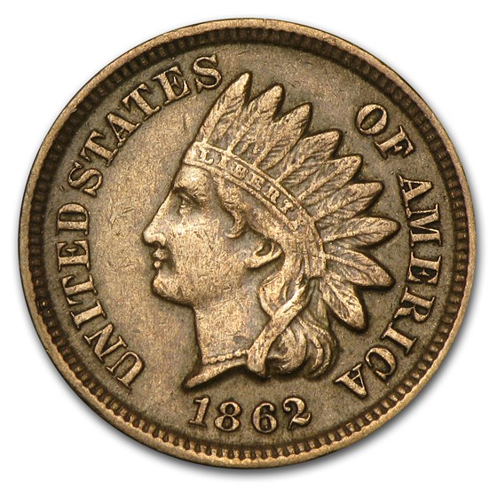 1862 Indian Head Cent XF