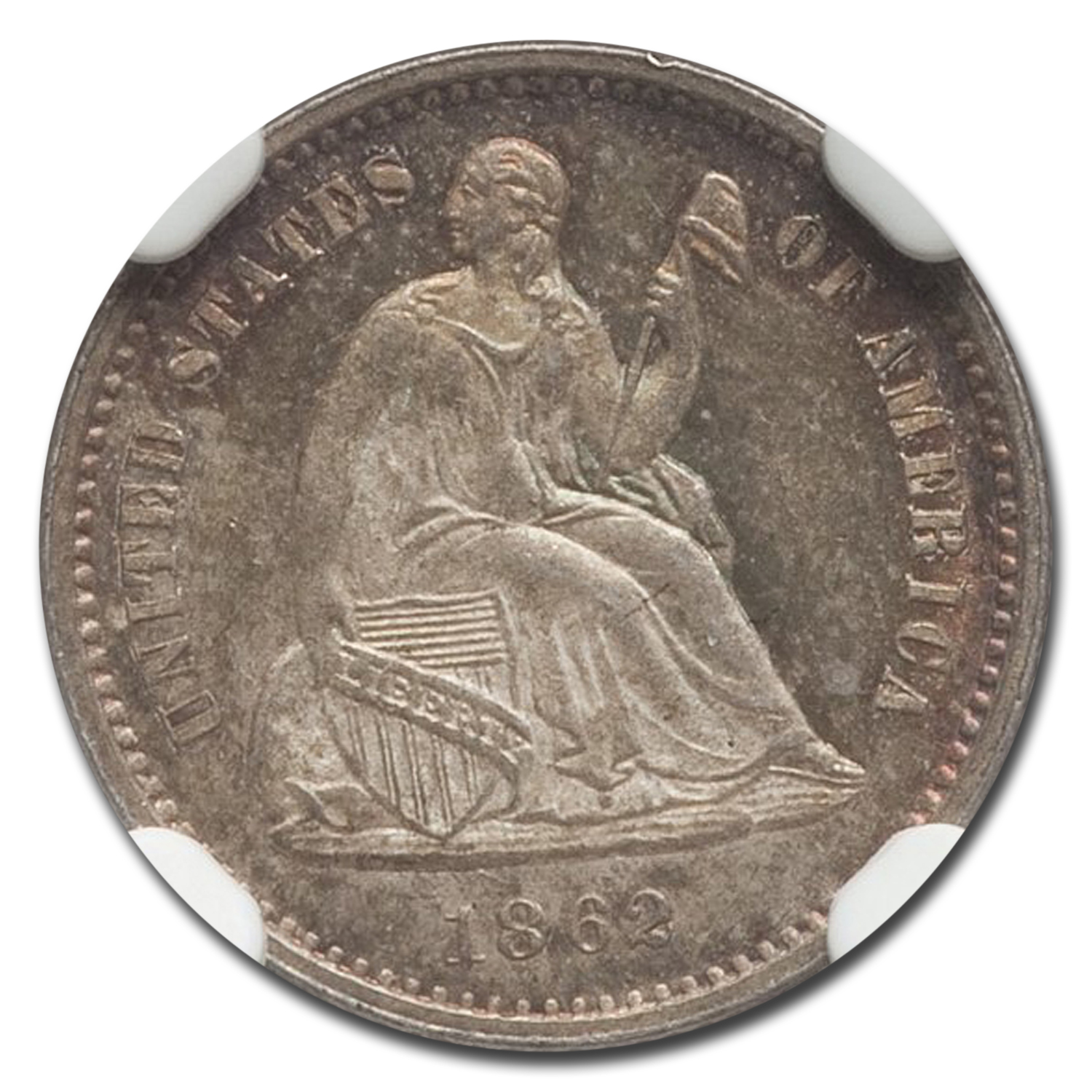 1862 Liberty Seated Half Dime MS-66 NGC
