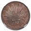1862-Mo CH Mexico Silver 8 Reales MS-61 NGC