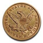 1862-S $10 Liberty Gold Eagle AU-53 PCGS