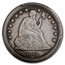 1862-S Liberty Seated Quarter Fine-12 PCGS