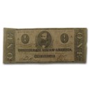 1863 $1.00 (T-62) Clement C. Clay Fine