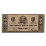 1863 $1.00 (T-62) Clement C. Clay VF