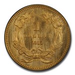 1863 $1 Indian Head Gold MS-66 PCGS