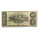 1863 $10 (T-59) Capitol @ Columbia, SC VF
