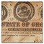 1863 $100 State of Georgia Milledgeville, Georgia AU