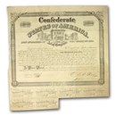 1863 $1000 CSA Bond 6%/5 yr Old Customs House (CR-130A) XF