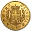 1863-1865 Italy Gold 10 Lire Vittorio Emanuele II Avg Circ