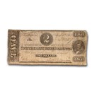 1863 $2.00 (T-61) Judah Benjamin VG