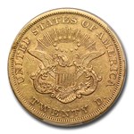 1863 $20 Liberty Gold Double Eagle XF-40 PCGS
