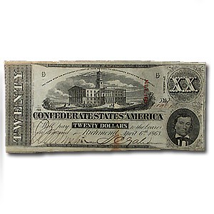 1863 $20 (T-58) Capitol @ Nashville, TN AU