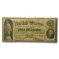1863 $5.00 Legal Tender Alexander Hamilton VG (Fr#63)