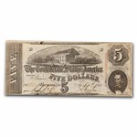 1863 $5.00 (T-60) Capitol @ Richmond, VA Fine