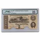 1863 $5.00 (T-60) Capitol @ Richmond, VA - VF-25 PMG (Cancelled)