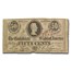 1863 50 Cents (T-63) Jefferson Davis Fine