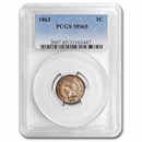 1863 Indian Head Cent MS-65 PCGS
