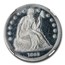 1863 Liberty Seated Dollar Pattern PF-66 Cameo NGC (J-347)