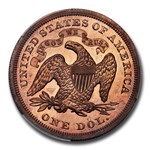1863 Liberty Seated Dollar Pattern PR-65+ PCGS CAC (RB, J-346)