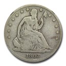 1863 Liberty Seated Half Dollar VG-8 NGC