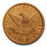 1863-S $10 Liberty Gold Eagle AU-53 PCGS