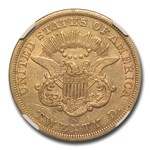 1863-S $20 Liberty Gold Double Eagle XF-40 NGC