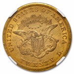 1863-S $20 Liberty Gold Double Eagle XF-45 NGC