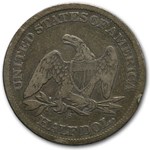 1863-S Liberty Seated Half Dollar VG