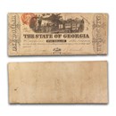 1863 State of Georgia $1.00 Note VF