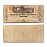 1863 State of Georgia $1.00 Note VF