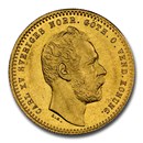 1863 Sweden Gold Ducat Carl XV Adolf MS-66 NGC