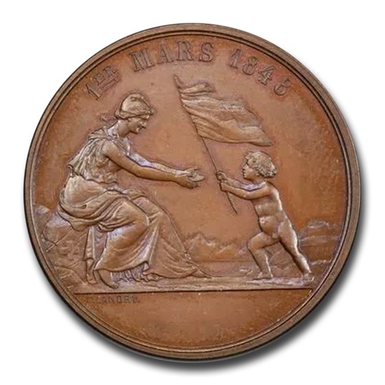1863 Switzerland Shooting Medal MS-63 PCGS 1863 Switzerland Shooting Medal MS-63 PCGS