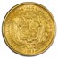 1863-YB Peru Gold 10 Soles AU-55 PCGS