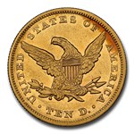 1864 $10 Liberty Gold Eagle AU-55 NGC