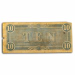 1864 $10 (T-68) Horses Pull Cannon VG