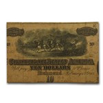 1864 $10 (T-68) Horses Pulling Cannon VF