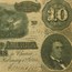 1864 $10 (T-68) Horses Pulling Cannon VG-VF