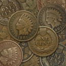 1864-1909 Indian Head Cents Average Circulated