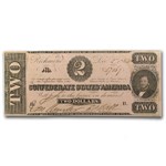 1864 $2.00 (T-70) Judah P. Benjamin AU