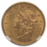 1864 $20 Liberty Gold Double Eagle AU-55 NGC