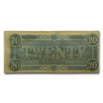 1864 $20 (T-67) Capital @ Nashville, TN XF
