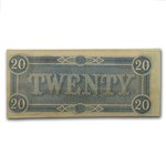 1864 $20 (T-67) Capitol @ Nashville, TN AU