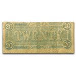1864 $20 (T-67) Capitol @ Nashville, TN VG-VF