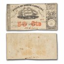 1864 50 cent The State of North Carolina, Raleigh NC VF