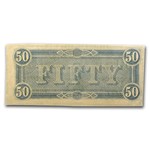 1864 $50 (T-66) Jefferson Davis CCU