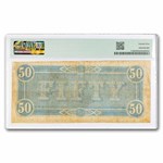 1864 $50 (T-66) Jefferson Davis VF-25 PMG